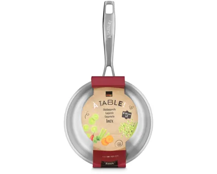 À Table! Stielkasserolle Inox 20cm 3L