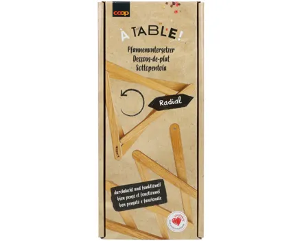 À Table! Topfuntersetzer radial