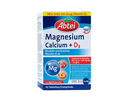 Abtei Magnesium Calcium Vitamin D3