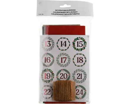 Adventskalender Beutel 105x60x210mm