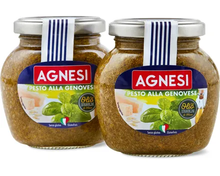 Agnesi Pesti-Genovese oder -Rosso