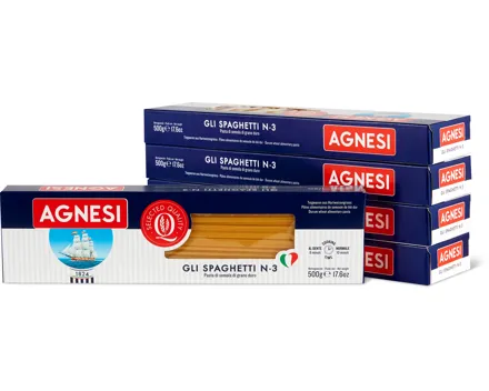 Agnesi-Spaghetti oder -Penne Rigate, 5er-Pack