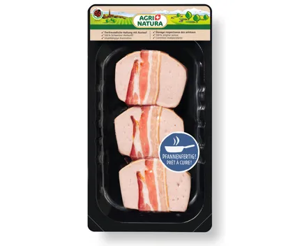 Agri Natura Juniorsteak mit Speck