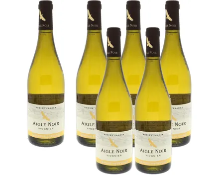 Aigle Noir Viognier Pays D'Oc IGP 6x 75cl (2023) – Weisswein, Frankreich (0.75l)