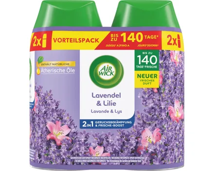 Air Wick Pure Automatischer Duftspray Freshmatic Max Nachfüller Lavendel & Lilie 2 x 250 ml