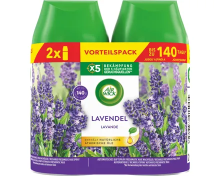 Air Wick Pure Automatisches Duftspray Freshmatic Max Nachfüller Lavendel 2 x 250 ml