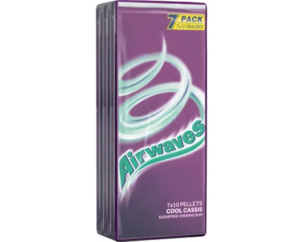 Airwaves Kaugummi Cool Cassis 3x 7x14g