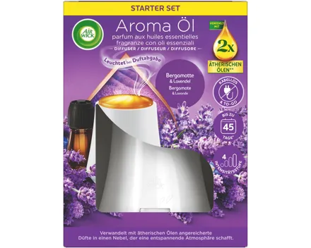Airwick Aroma-Öl Gerät & Nachfüller Bergamotte