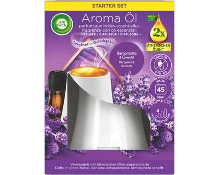 Airwick Aroma-Öl Gerät & Nachfüller Bergamotte