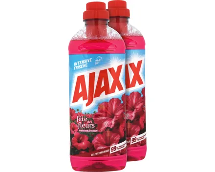 Ajax Allzweckreiniger Hibiskusblüte 2 x 1 L