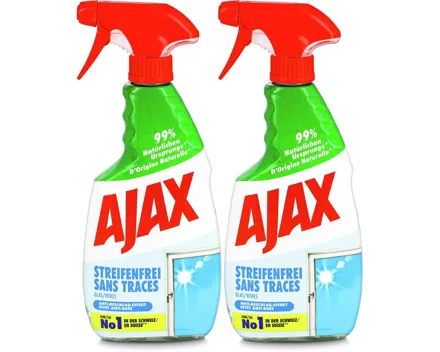 Ajax Glasreiniger, 2 x 500 ml