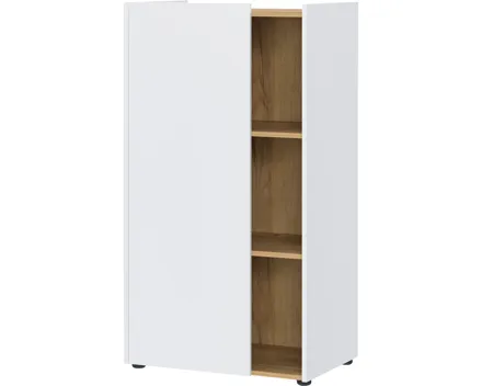 Aktenschrank Hasselt Dekor weiss/Eiche 62 x 115 x 42 cm