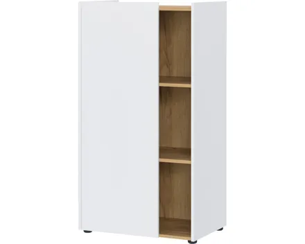 Aktenschrank Hasselt Dekor weiss/Eiche 62 x 115 x 42 cm