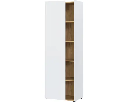 Aktenschrank Hasselt Dekor weiss/Eiche 62 x 188 x 42 cm