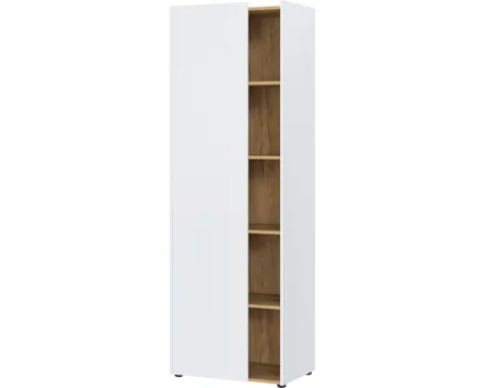 Aktenschrank Hasselt Dekor weiss/Eiche 62 x 188 x 42 cm