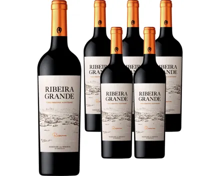Alentejano VR Ribeira Grande - Reserva Herdade das Mouras 6x 75cl (2021) – Rotwein, Portugal (0.75l)