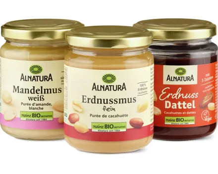 Alle Alnatura Bio Nussmuse