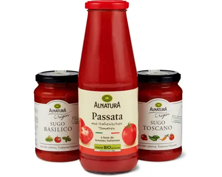 Alle Alnatura Bio-Passata, -Sughi und -Pesti