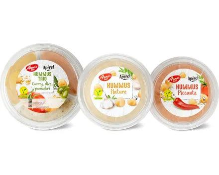 Alle Anna's Best Hummus gekühlt