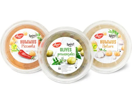 Alle Anna's Best-Hummus und -Oliven, gekühlt