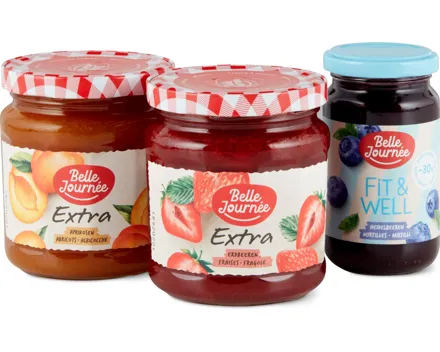 Alle Belle Journée-Extra- und -Fit & Well-Konfitüren