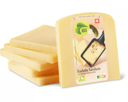 Alle Bio Raclette Scheiben