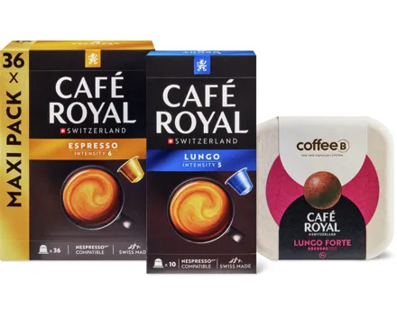 Alle Café Royal Kapseln inkl. CoffeeB