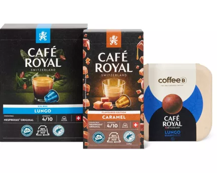 Alle Café Royal Kapseln inkl. CoffeeB