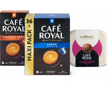 Alle Café Royal Kapseln inkl. CoffeeB