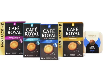 Alle Café Royal Kapseln inkl. CoffeeB