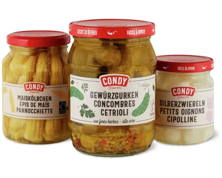 Alle Condy-Essiggemüse und -Antipasti