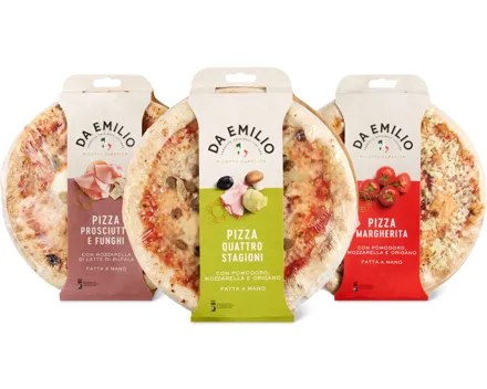 Alle Da Emilio Pizzen und Pinsen, gekühlt