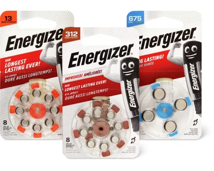 Alle Energizer Hörgerätebatterien
