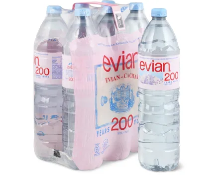 Alle Evian Mineralwasser
