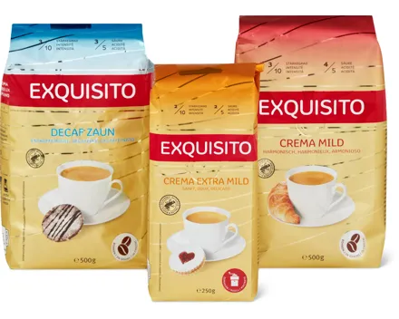 Alle Exquisito Kaffees