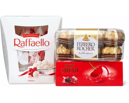 Alle Ferrero Pralinen