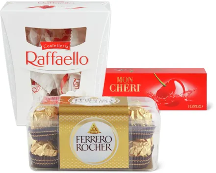 Alle Ferrero Pralinen nach Wahl