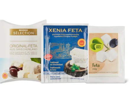 Alle Feta und Salatkäse