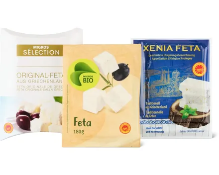 Alle Feta und Salatkäse