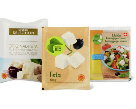 Alle Feta und Salatkäse
