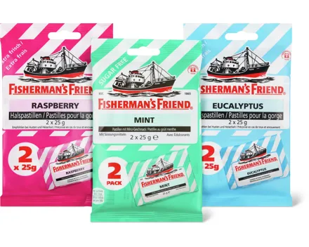 Alle Fisherman's Friend Halspastillen