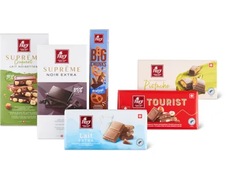 Alle Frey Tafelschokoladen