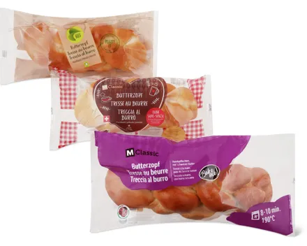 Alle Frischback-Zöpfe