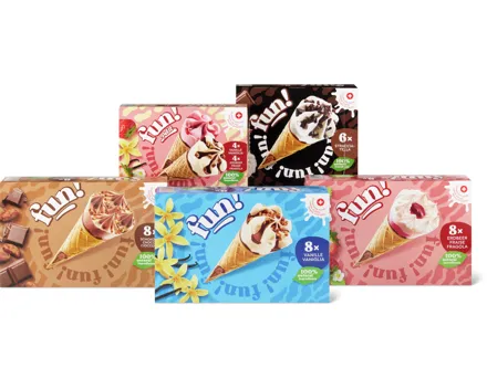 Alle Fun Glace-Cornets