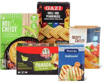Alle Grill- und Bratkäse in Selbstbedienung