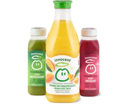 Alle Innocent-Säfte und -Smoothies, gekühlt