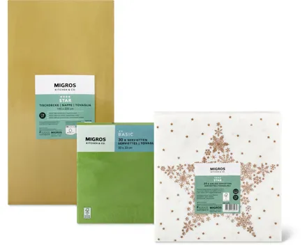 Alle Kitchen & Co.-Servietten, -Tischsets und -Tischtücher aus Papier, FSC®