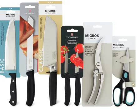 Alle Kitchen & Co.- und Victorinox-Küchenmesser sowie -Scheren