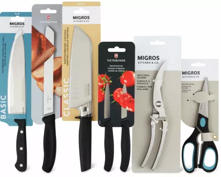 Alle Kitchen & Co.- und Victorinox-Küchenmesser sowie -Scheren