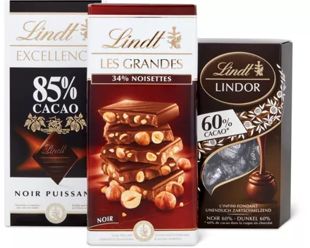 Alle Lindt dunkle Schokoladen